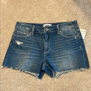 Paige Distressed Denim Shorts
